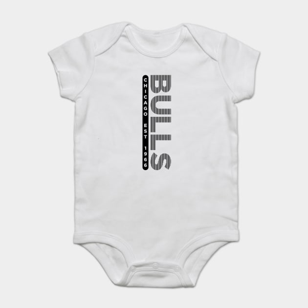 Chicago Bulls 11 Baby Bodysuit by HooPet